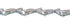 Pink Shell Inlay Sterling Silver Ribbon Link Bracelet EX28043